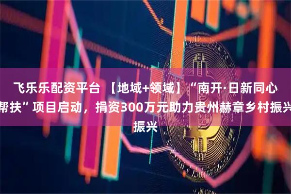 飞乐乐配资平台 【地域+领域】“南开·日新同心帮扶”项目启动，捐资300万元助力贵州赫章乡村振兴