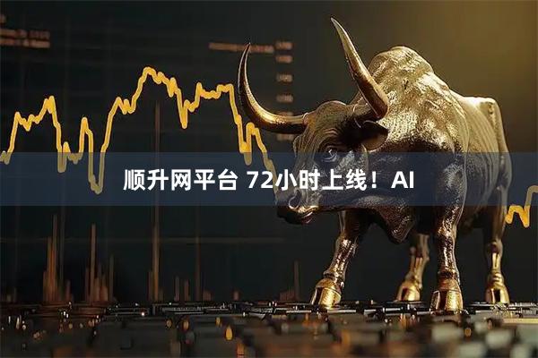 顺升网平台 72小时上线！AI